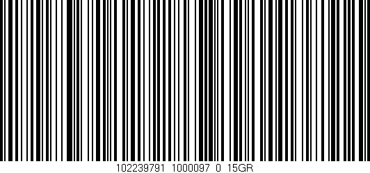 Código de barras (EAN, GTIN, SKU, ISBN): '102239791_1000097_0_15GR'