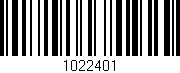Código de barras (EAN, GTIN, SKU, ISBN): '1022401'