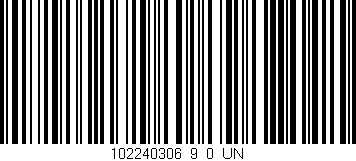 Código de barras (EAN, GTIN, SKU, ISBN): '102240306_9_0_UN'