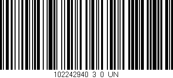 Código de barras (EAN, GTIN, SKU, ISBN): '102242940_3_0_UN'