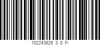 Código de barras (EAN, GTIN, SKU, ISBN): '102243826_3_0_P'
