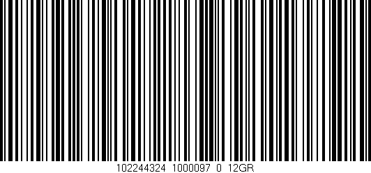 Código de barras (EAN, GTIN, SKU, ISBN): '102244324_1000097_0_12GR'