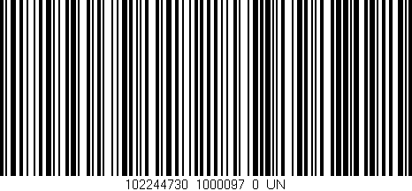 Código de barras (EAN, GTIN, SKU, ISBN): '102244730_1000097_0_UN'