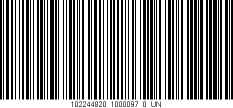 Código de barras (EAN, GTIN, SKU, ISBN): '102244820_1000097_0_UN'