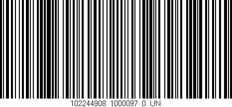 Código de barras (EAN, GTIN, SKU, ISBN): '102244908_1000097_0_UN'