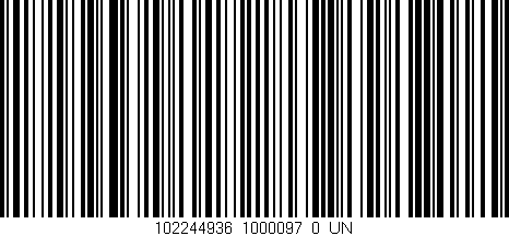 Código de barras (EAN, GTIN, SKU, ISBN): '102244936_1000097_0_UN'