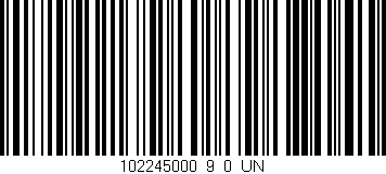Código de barras (EAN, GTIN, SKU, ISBN): '102245000_9_0_UN'