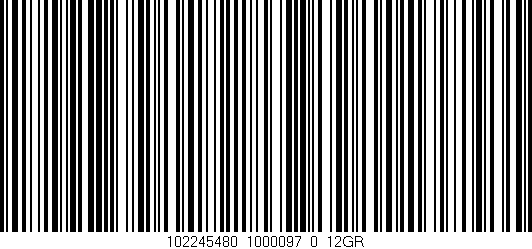Código de barras (EAN, GTIN, SKU, ISBN): '102245480_1000097_0_12GR'