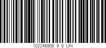 Código de barras (EAN, GTIN, SKU, ISBN): '102246900_9_0_UN'
