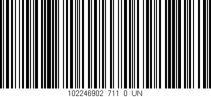 Código de barras (EAN, GTIN, SKU, ISBN): '102246902_711_0_UN'
