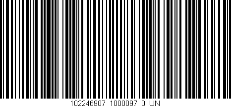 Código de barras (EAN, GTIN, SKU, ISBN): '102246907_1000097_0_UN'