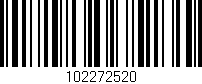Código de barras (EAN, GTIN, SKU, ISBN): '102272520'