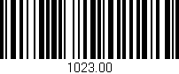Código de barras (EAN, GTIN, SKU, ISBN): '1023.00'