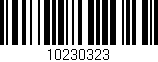 Código de barras (EAN, GTIN, SKU, ISBN): '10230323'
