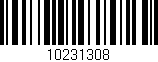 Código de barras (EAN, GTIN, SKU, ISBN): '10231308'