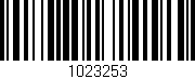 Código de barras (EAN, GTIN, SKU, ISBN): '1023253'