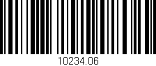 Código de barras (EAN, GTIN, SKU, ISBN): '10234.06'