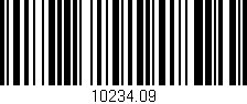 Código de barras (EAN, GTIN, SKU, ISBN): '10234.09'