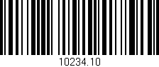 Código de barras (EAN, GTIN, SKU, ISBN): '10234.10'