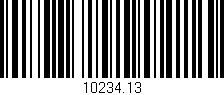 Código de barras (EAN, GTIN, SKU, ISBN): '10234.13'
