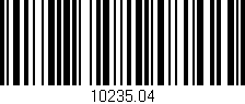 Código de barras (EAN, GTIN, SKU, ISBN): '10235.04'