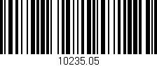 Código de barras (EAN, GTIN, SKU, ISBN): '10235.05'