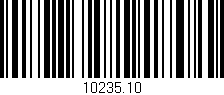 Código de barras (EAN, GTIN, SKU, ISBN): '10235.10'