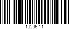 Código de barras (EAN, GTIN, SKU, ISBN): '10235.11'
