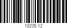 Código de barras (EAN, GTIN, SKU, ISBN): '10235.12'