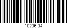 Código de barras (EAN, GTIN, SKU, ISBN): '10236.04'