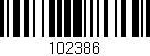 Código de barras (EAN, GTIN, SKU, ISBN): '102386'