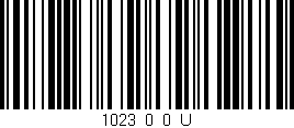 Código de barras (EAN, GTIN, SKU, ISBN): '1023_0_0_U'
