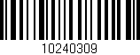 Código de barras (EAN, GTIN, SKU, ISBN): '10240309'