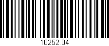 Código de barras (EAN, GTIN, SKU, ISBN): '10252.04'
