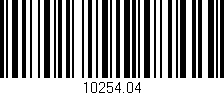 Código de barras (EAN, GTIN, SKU, ISBN): '10254.04'