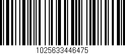 Código de barras (EAN, GTIN, SKU, ISBN): '1025633446475'