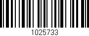 Código de barras (EAN, GTIN, SKU, ISBN): '1025733'