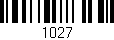 Código de barras (EAN, GTIN, SKU, ISBN): '1027'