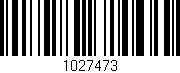 Código de barras (EAN, GTIN, SKU, ISBN): '1027473'