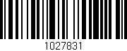 Código de barras (EAN, GTIN, SKU, ISBN): '1027831'