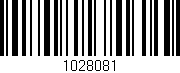 Código de barras (EAN, GTIN, SKU, ISBN): '1028081'
