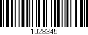 Código de barras (EAN, GTIN, SKU, ISBN): '1028345'