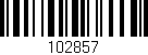 Código de barras (EAN, GTIN, SKU, ISBN): '102857'