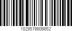 Código de barras (EAN, GTIN, SKU, ISBN): '1028578606652'