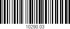 Código de barras (EAN, GTIN, SKU, ISBN): '10290.03'