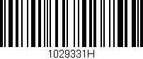 Código de barras (EAN, GTIN, SKU, ISBN): '1029331H'