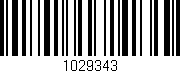 Código de barras (EAN, GTIN, SKU, ISBN): '1029343'