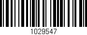 Código de barras (EAN, GTIN, SKU, ISBN): '1029547'