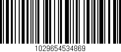 Código de barras (EAN, GTIN, SKU, ISBN): '1029654534869'