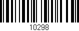 Código de barras (EAN, GTIN, SKU, ISBN): '10298'